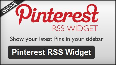 Pinterest RSS Widget